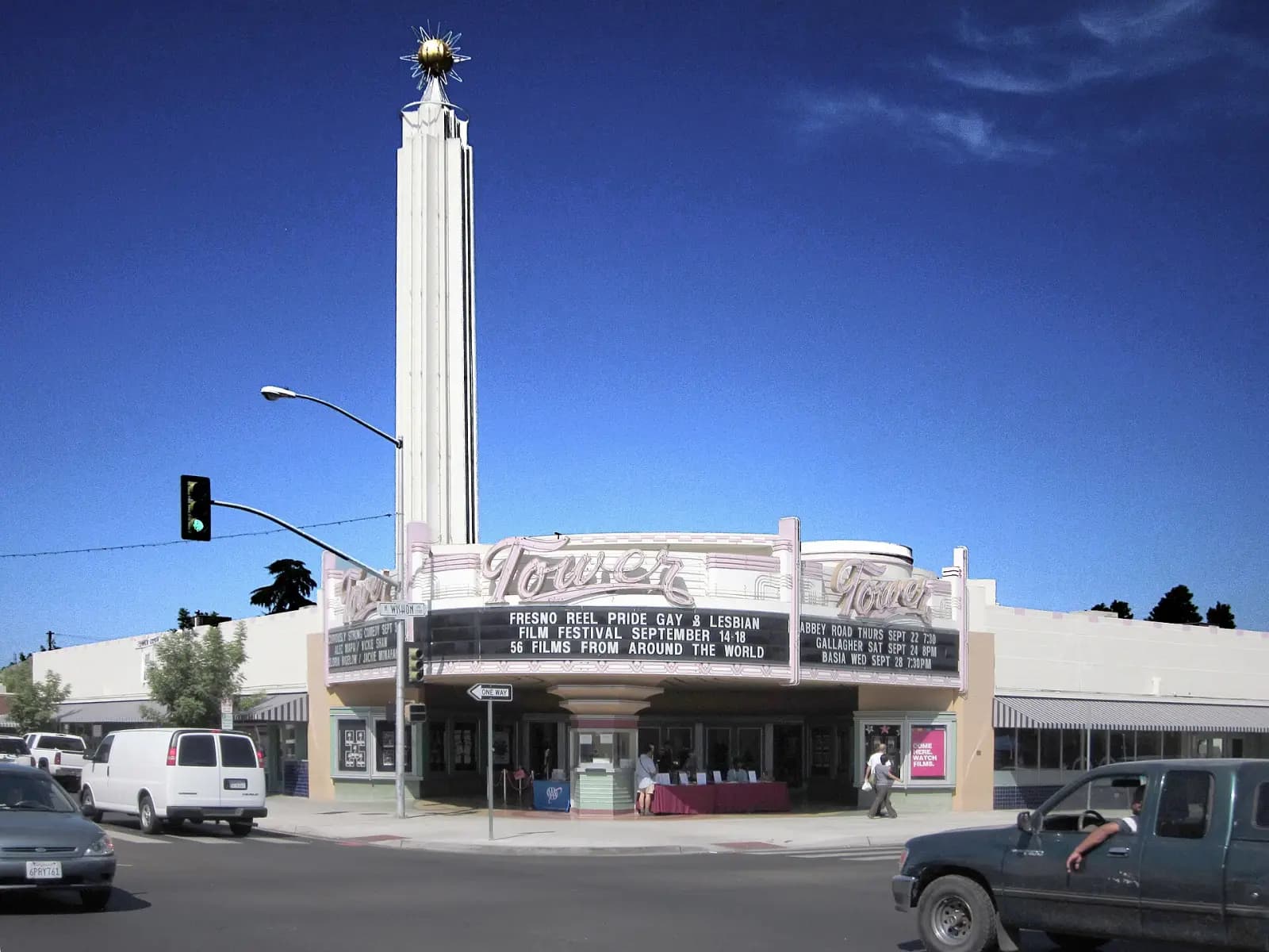 The Art Deco Tower Theatre in Fresno's Tower District
